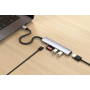 Адаптер SATECHI 6-in-1 USB-C Slim Multiport Adapter серый Адаптер SATECHI 6-in-1 USB-C Slim Multiport Adapter серый
