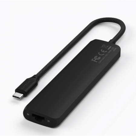 Адаптер SATECHI 7-in-1 USB-C Slim Multiport Adapter with Ethernet черный Адаптер SATECHI 7-in-1 USB-C Slim Multiport Adapter with Ethernet черный
