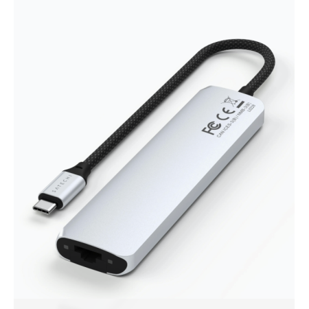 Адаптер SATECHI 7-in-1 USB-C Slim Multiport Adapter with Ethernet серый