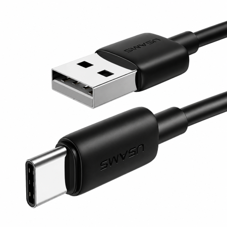 Кабель USB Type-C - USB 2.0 Type-A Usams SJ-708 (SJ708USB01) 1 м черный
