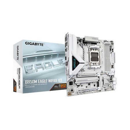 Материнская плата Gigabyte B850M EAGLE WIFI6E ICE белый