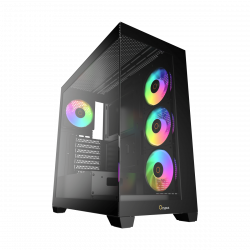 Корпус Ocypus Gamma C72 BK ARGB (Gamma-C72-BKD400XX-GL) черный