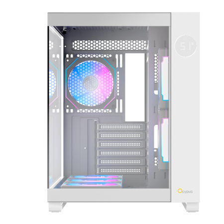 Корпус Ocypus Iota C70 WH ARGBB (Iota-C70-WHD600XX-GL) белый