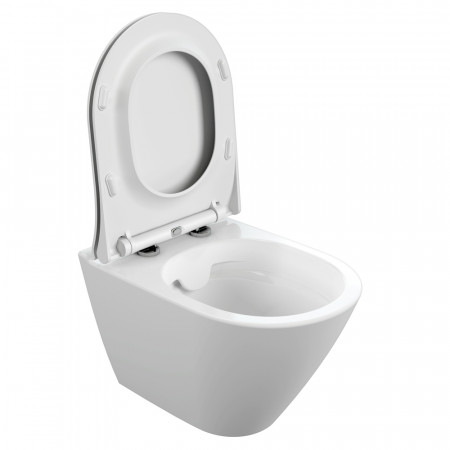 Унитаз Cersanit CITY OVAL Clean On DPL EO slim (63114) белый