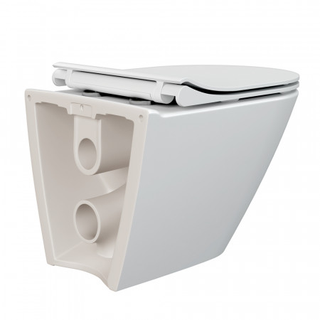 Унитаз Cersanit CITY SMART Clean On DPL EO slim LP (64822) белый