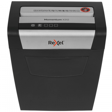 Шредер Rexel Momentum X312 черно-серебристый