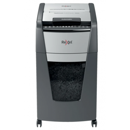 Шредер Rexel Optimum AutoFeed+ 300X черный