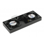 Вентилятор шкафной Pixietech PXT-10-SHELF-2FAN черный