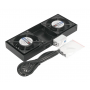 Вентилятор шкафной Pixietech PXT-10-SHELF-2FAN черный