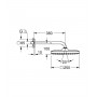 Верхний душ GROHE Tempesta 250 Cube (26687000) хром