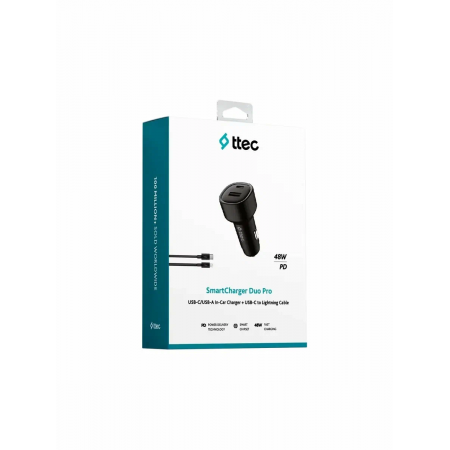 Автомобильное зарядное устройство SmartCharger Duo PD 2CKP02CS черный