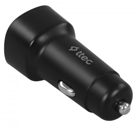 Автомобильное зарядное устройство ttec SmartCharger Duo PD 2CKP03S черный