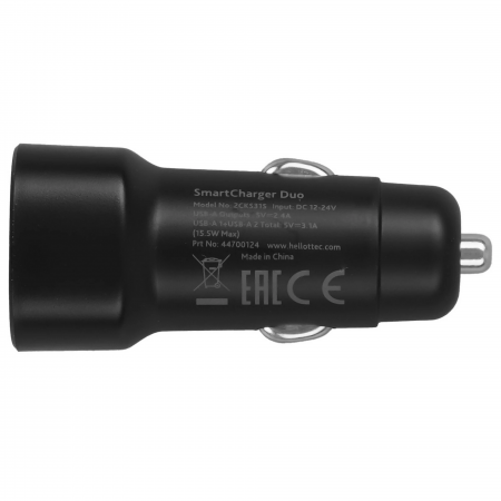 Автомобильное зарядное устройство ttec SmartCharger Duo PD 2CKP03S черный