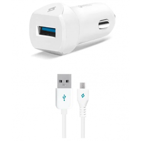 Автомобильное зарядное устройство ttec SpeedCharger 2CKQC01M белый