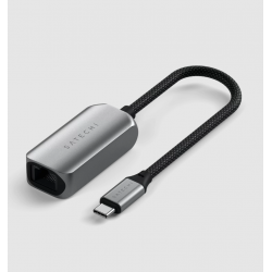 Адаптер Satechi USB-C 2.5 Gigabit Ethernet Adapter серый