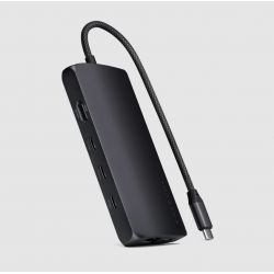 Адаптер Satechi USB-C Multiport Adapter 8K With Ethernet V3 черный