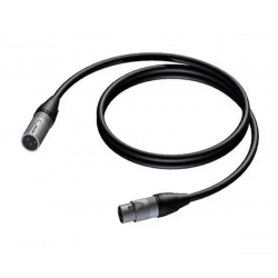 Балансный кабель PROCAST cable XLR(m)/XLR(f).1 (XLR(m)/XLR(f).1) черный