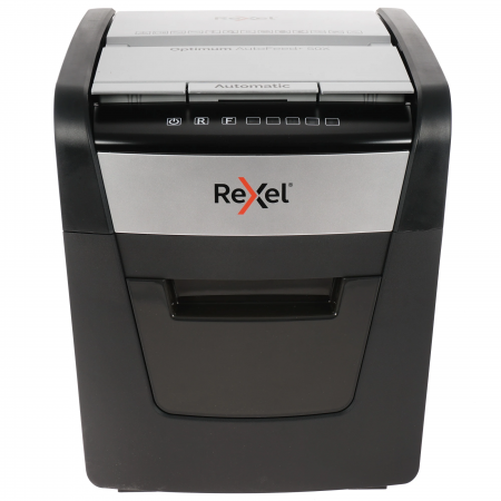Шредер Rexel Optimum AutoFeed+ 50X черно-серый
