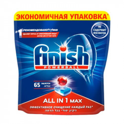 Таблетка/гель/порошок/капсулы для ПММ FINISH All in One синий