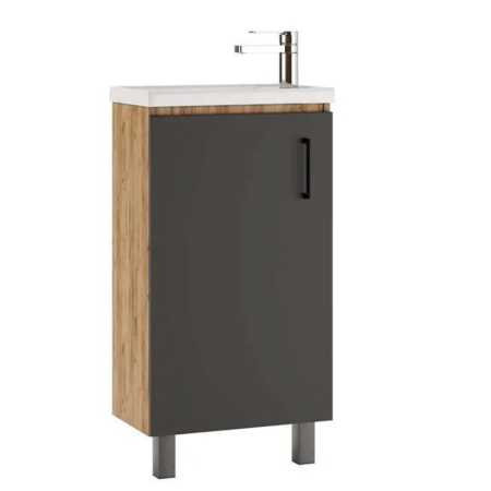 Тумба под раковину SANITEСO Янтарь 45 (FOSTER45GD-01) (БЕЗ РАКОВИНЫ) крафт лофт