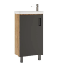 Тумба под раковину SANITEСO Янтарь 45 (FOSTER45GD-01) (БЕЗ РАКОВИНЫ) крафт лофт