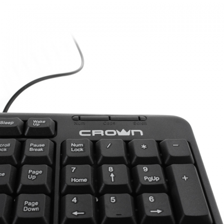 Клавиатура проводная Crown CMK-02 черный