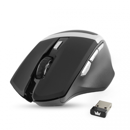 Мышь беспроводная Crown CMXG-801 черный