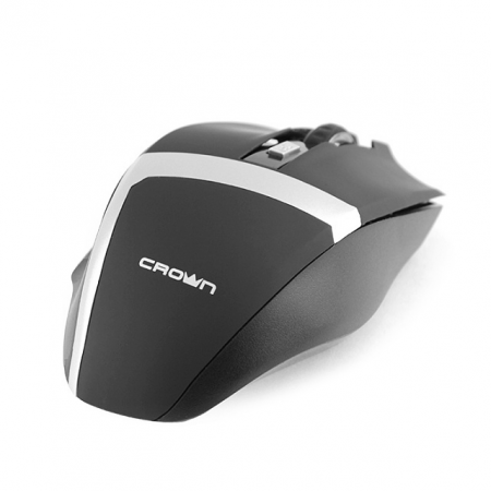 Мышь беспроводная Crown CMXG-801 черный