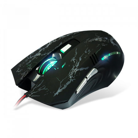 Мышь проводная Crown CMXG-600 черный