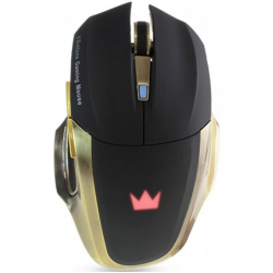 Мышь беспроводная Crown CMXG-605 черный