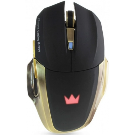 Мышь беспроводная Crown CMXG-605 черный