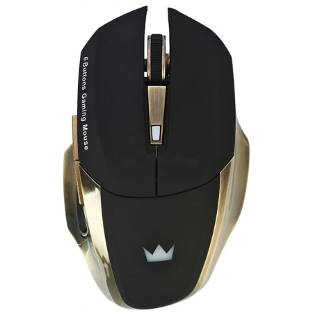 Мышь беспроводная Crown CMXG-605 черный