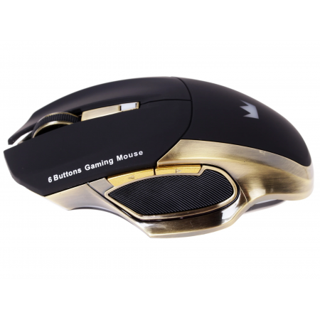 Мышь беспроводная Crown CMXG-605 черный