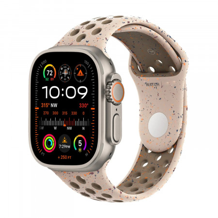 Ремешок Apple Watch Nike Sport Band (MYL83ZM/A) 46 mm S/M светло-коричневый