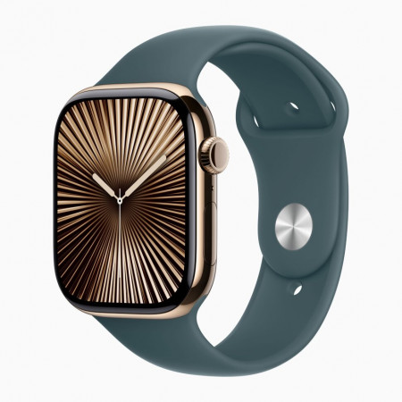 Ремешок Apple Watch Sport Band (MXLQ3ZM/A) 46mm S/M зеленый