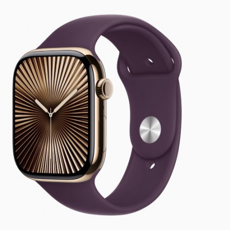 Ремешок Apple Watch Sport Band (MXLT3ZM/A) 46mm S/M бордовый