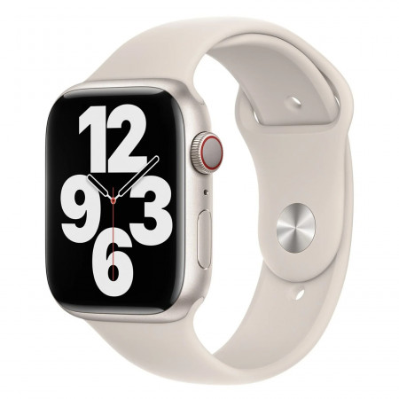 Ремешок Apple Watch Sport Band (MXM63ZM/A) 46mm S/M бежевый