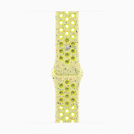 Ремешок Apple Watch Nike Sport Band (MXU73ZM/A) 46 mm S/M желтый