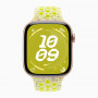 Ремешок Apple Watch Nike Sport Band (MXU73ZM/A) 46 mm S/M желтый