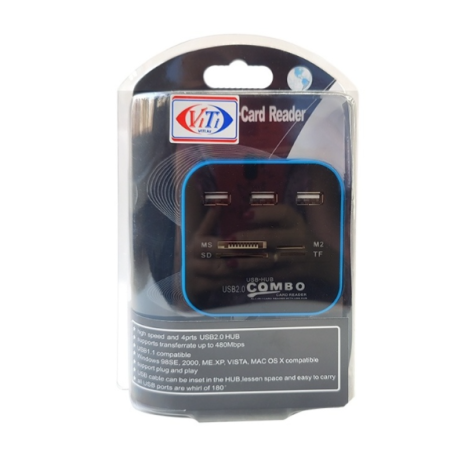 Картридер ViTi 3PUComboCR черный