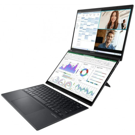 14" Ноутбук Asus Zenbook Duo UX8406CA-QL221W (90NB14X1-M00C70) черный