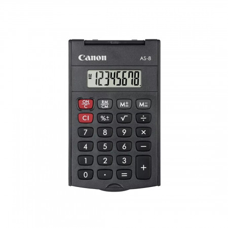 Калькулятор Canon AS-8 (4598B001AA) черный