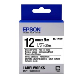 Лента повышенной прочности Epson LK-4WBW (C53S654016) белый