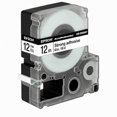 Лента повышенной прочности Epson LK-4WBW (C53S654016) белый