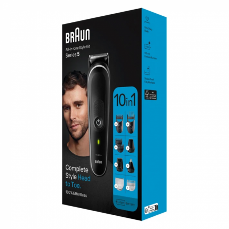 Электрический триммер BRAUN MGK5440 черный