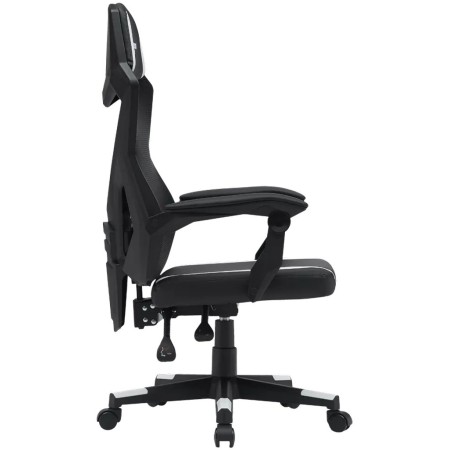 Кресло игровое Canyon Flow MCH01 (CNE-MCH01W) черно-белый