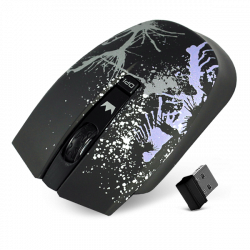 Мышь беспроводная Crown CMM-930W черный