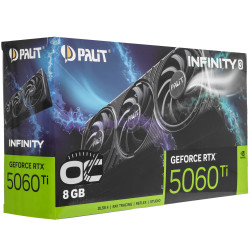 Видеокарта Palit GeForce RTX 5060 Ti Infinity 3 OC (NE7506TS19P1-GB2062S) 8 Гб черный