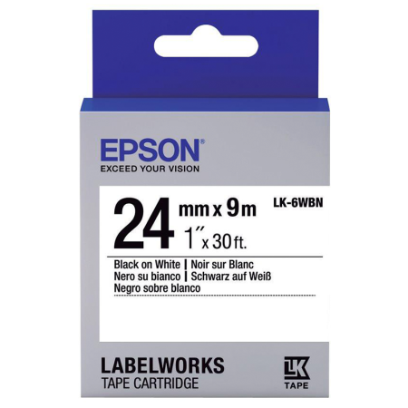 Лента переноса Epson LK-6WBN (C53S656006) белый