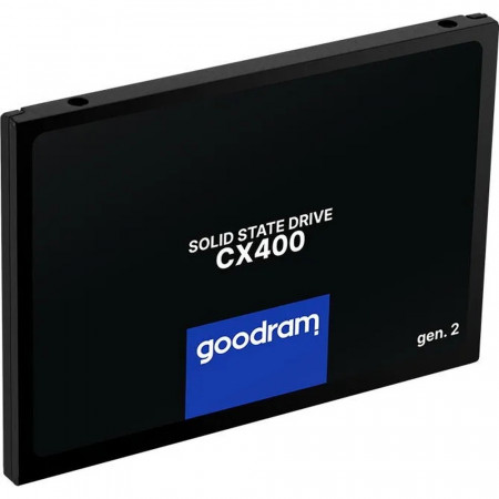1 ТБ SSD диск GOODRAM CX400 G.2 (SSDPR-CX400-01T-G2) черный (